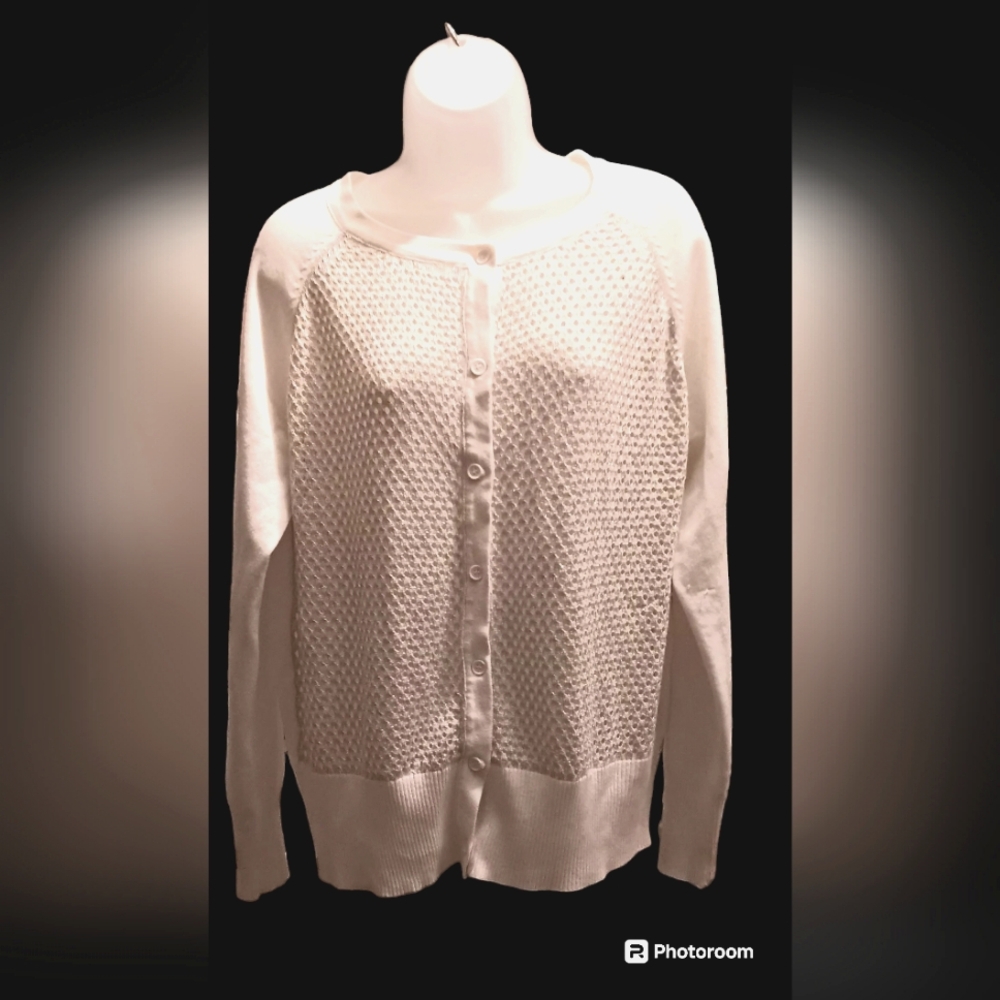 Ws Cream and Gold Cardigan